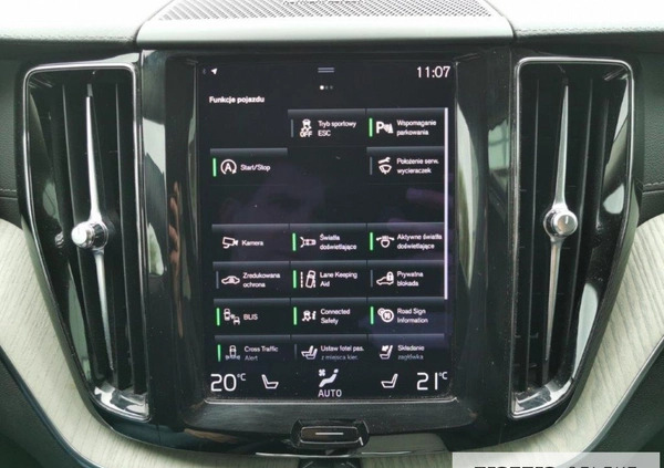 Volvo XC 60 cena 184900 przebieg: 86482, rok produkcji 2021 z Zator małe 562